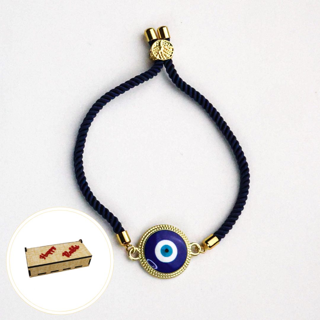 Evil Eye Round | Premium Rakhi