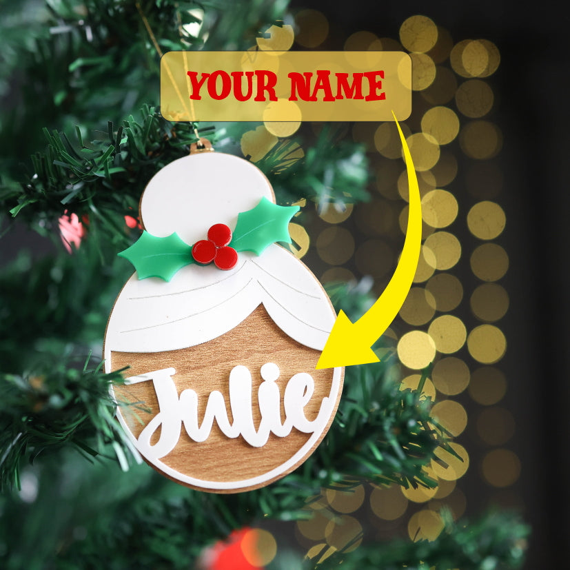 Special Custom Christmas Tree Ornaments Dual Layered