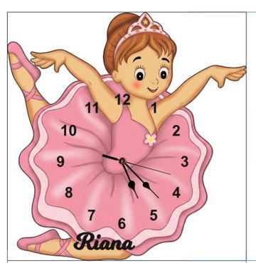 Printed Clock Ballerina