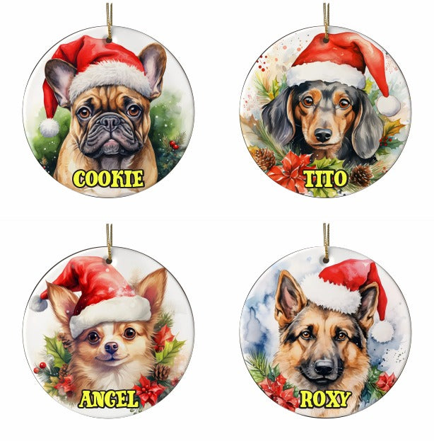 Personalised Pet Christmas Ornaments