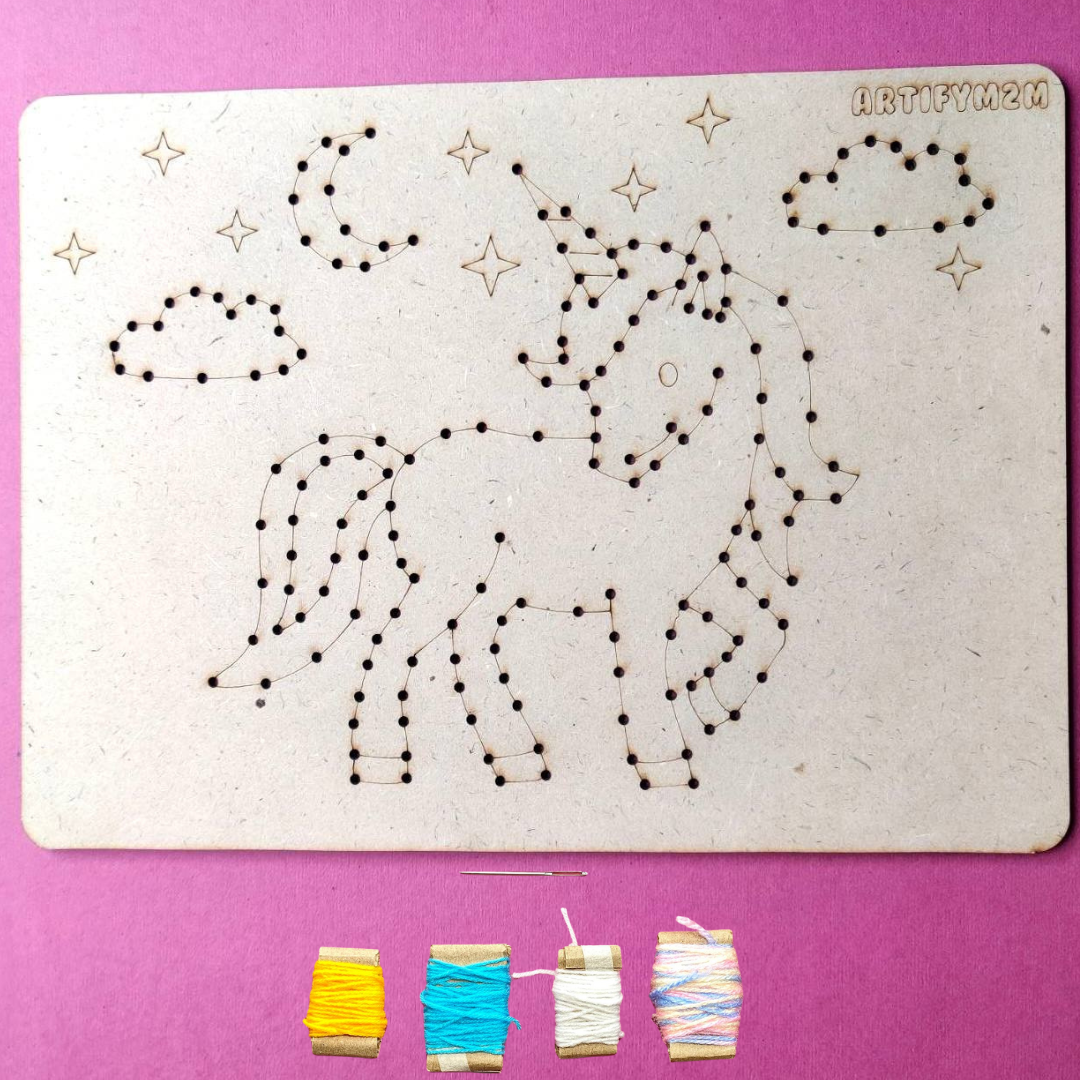 Unicorn Theme Sewing Kit