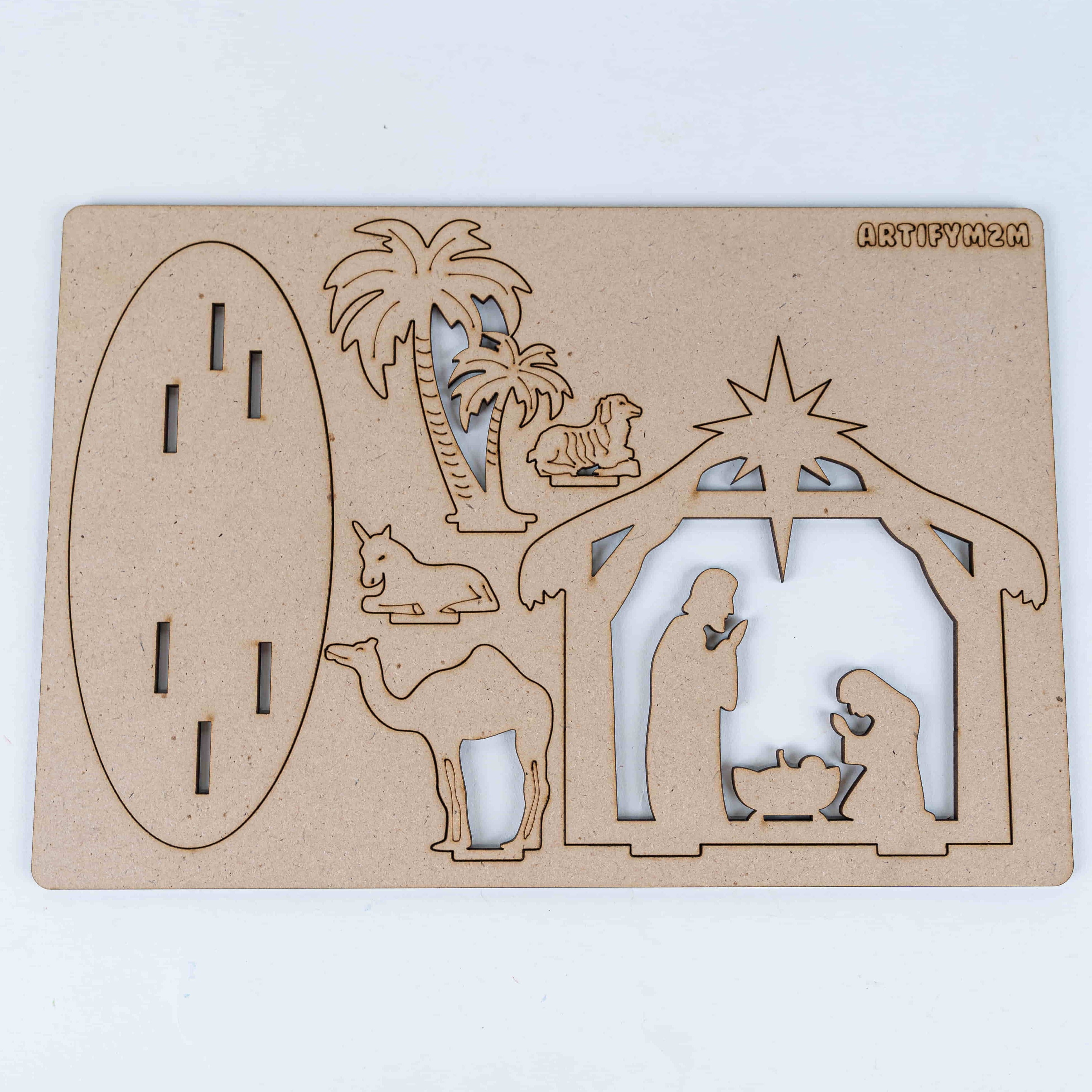 DIY Christmas Nativity Set (Desert)