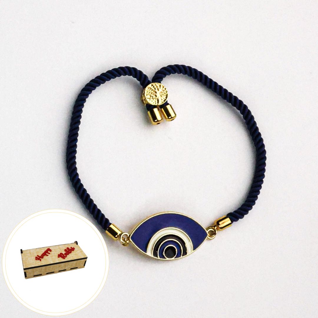 Evil Eye Elliptical | Premium Rakhi
