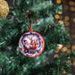 3D Looking Santa Claus Christmas Tree Ornaments