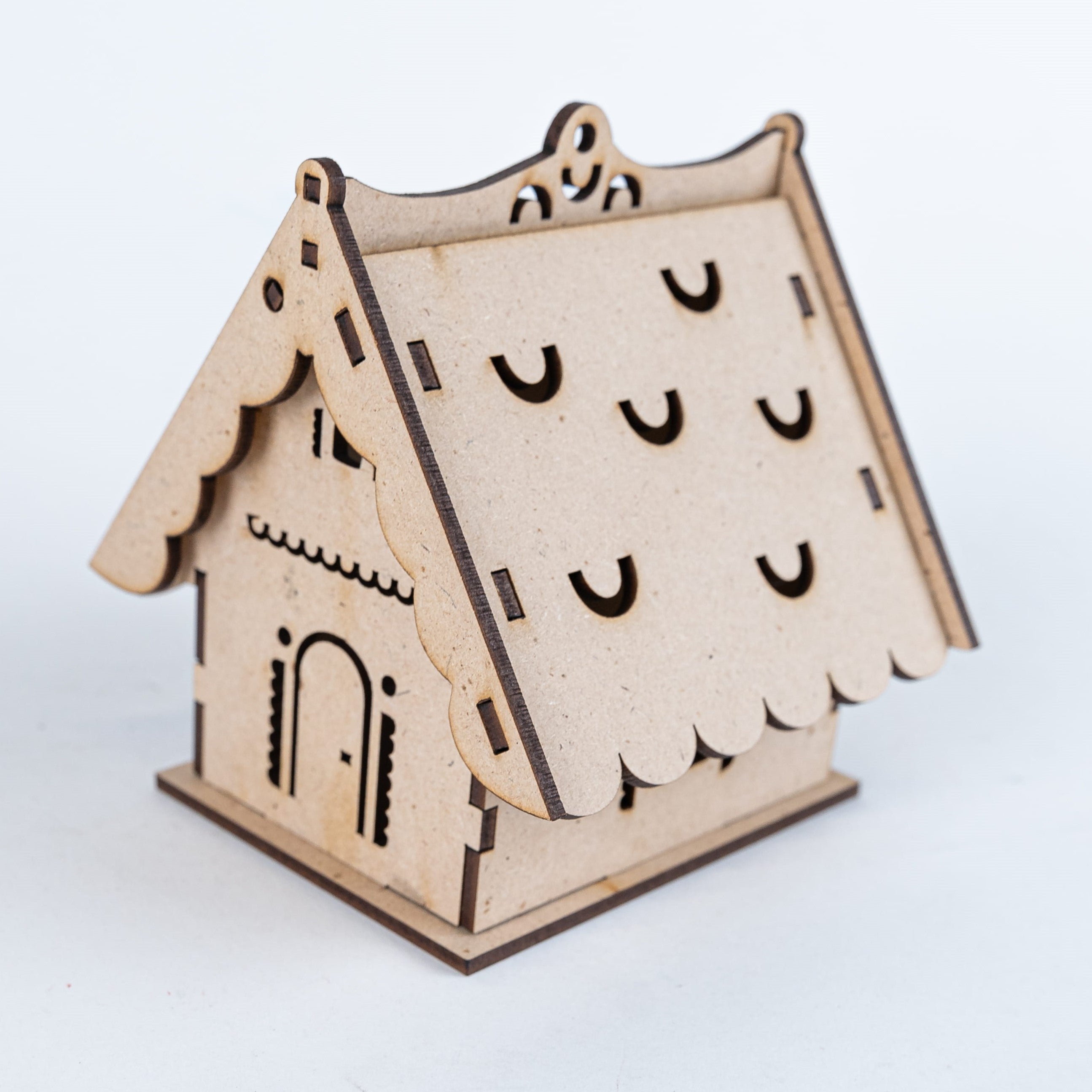 DIY Candle House Christmas Tree Ornament