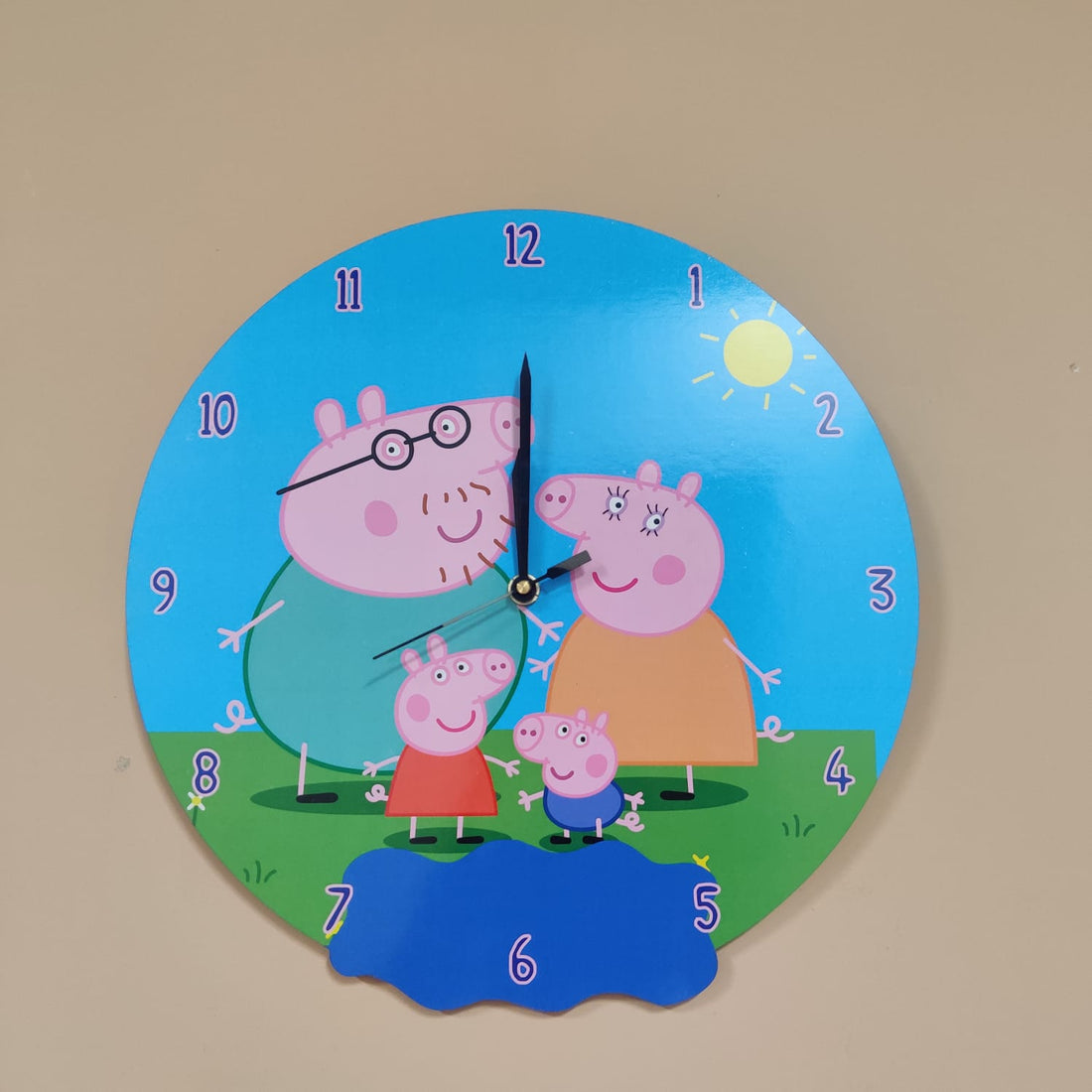 Printed Clock Peppa Pig