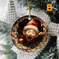 3D Looking Custom Christmas Tree Ornaments - Elf Set 1