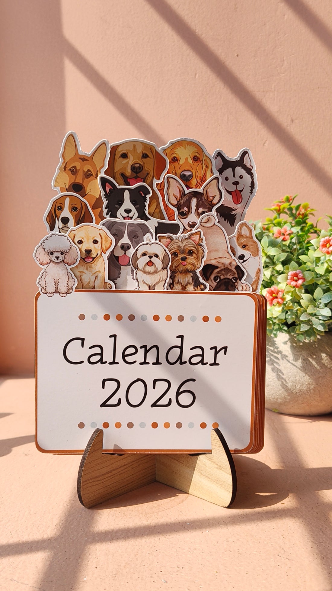 Interchangeable Desktop Calendar | Dogs
