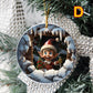 3D Looking Custom Christmas Tree Ornaments - Elf Set 1