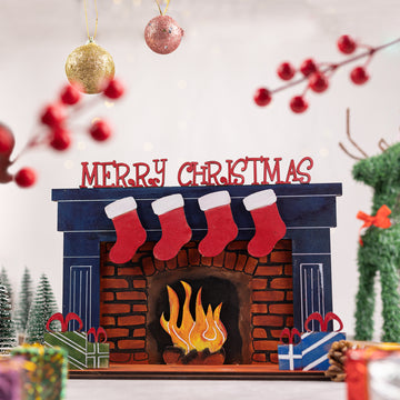 Christmas DIY Fireplace Kit