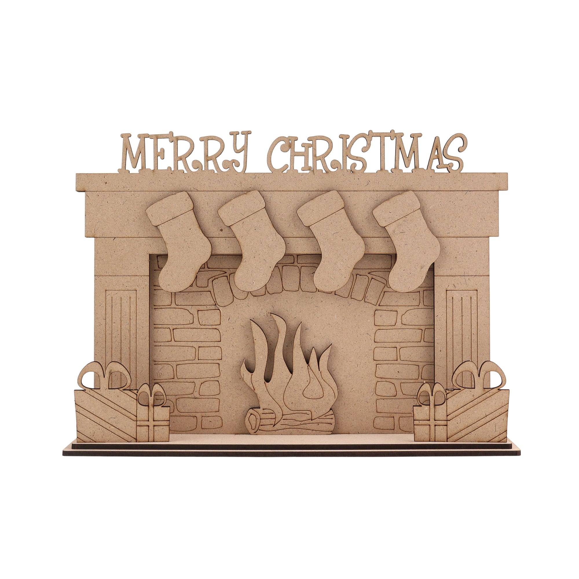 Christmas DIY Fireplace Kit