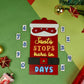 DIY Santa Christmas Countdown