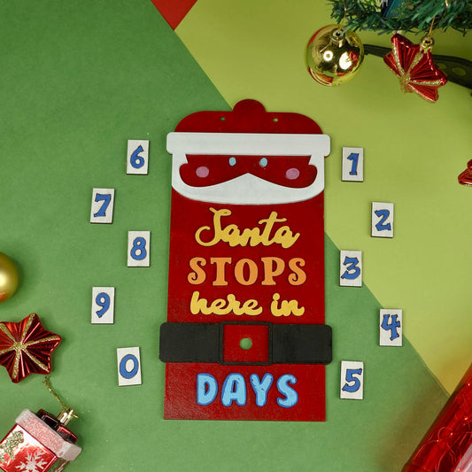 DIY Santa Christmas Countdown
