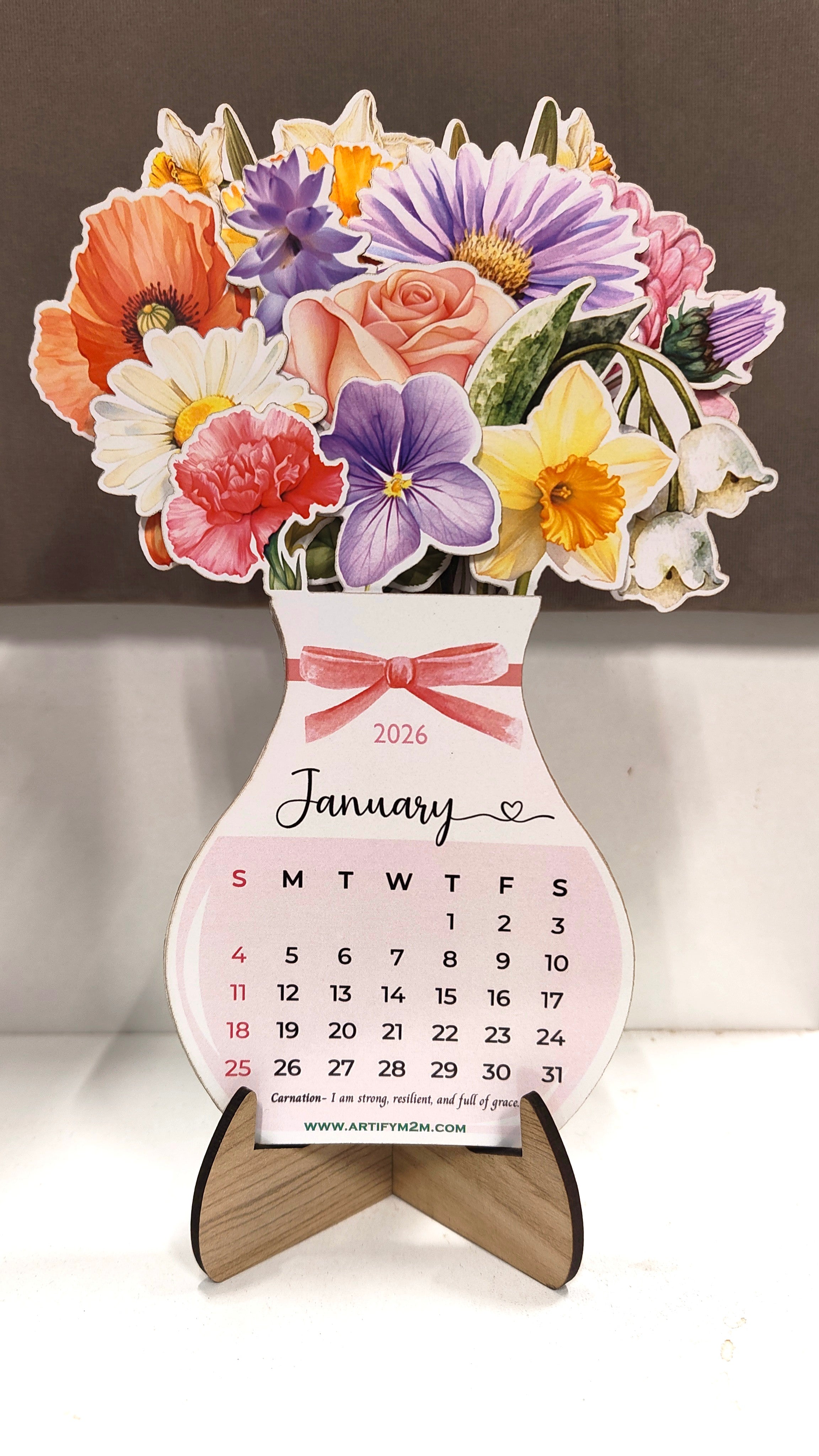 Interchangeable Calendar | Flower Vase
