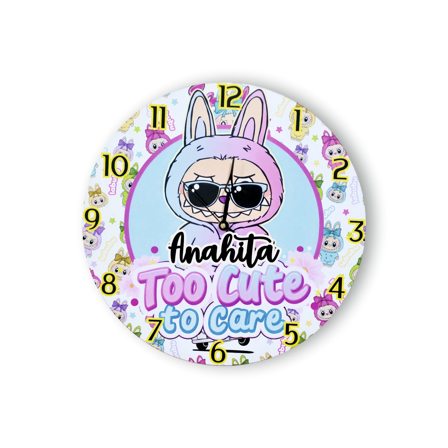 Printed Clock Lbabu Kids Room Decor - Too Cute