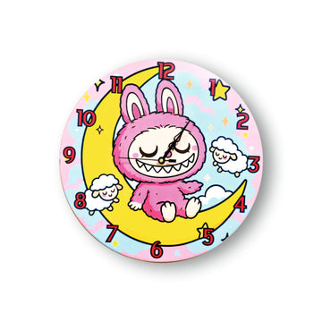 Printed Clock Lbabu Kids Room Decor - Night