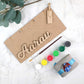 DIY Rectangular Name Plank Kit & Rakhi Combo