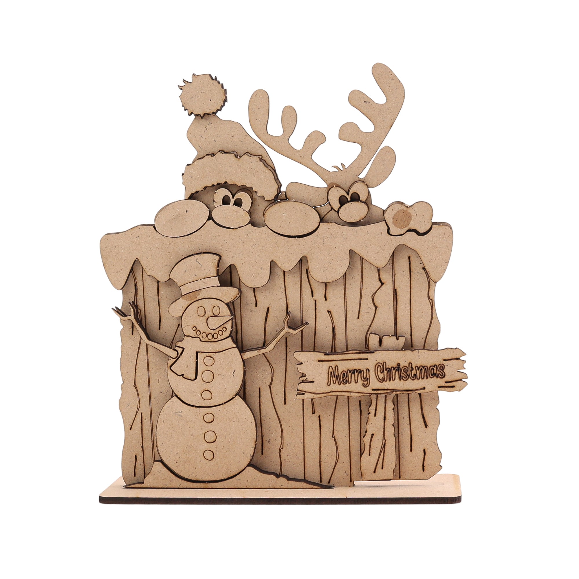 Merry Christmas - Santa, Reindeer & Snowman DIY Kit