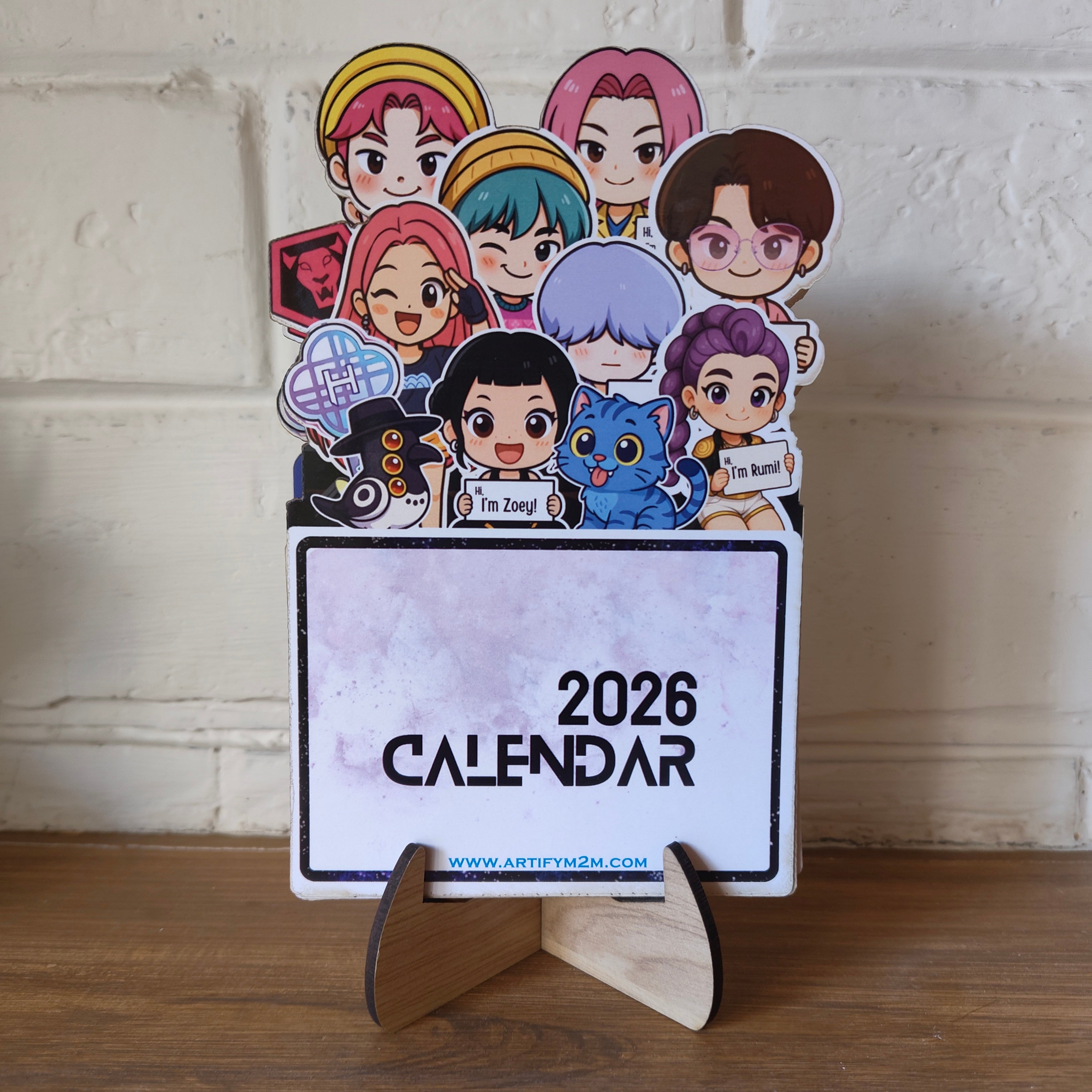 Interchangeable Desktop Calendar | Demon Hunterz