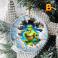 3D Looking Custom Christmas Tree Ornaments - Grinch Set 2