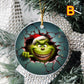 3D Looking Custom Christmas Tree Ornaments - Grinch Set 1