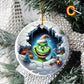 3D Looking Custom Christmas Tree Ornaments - Grinch Set 2
