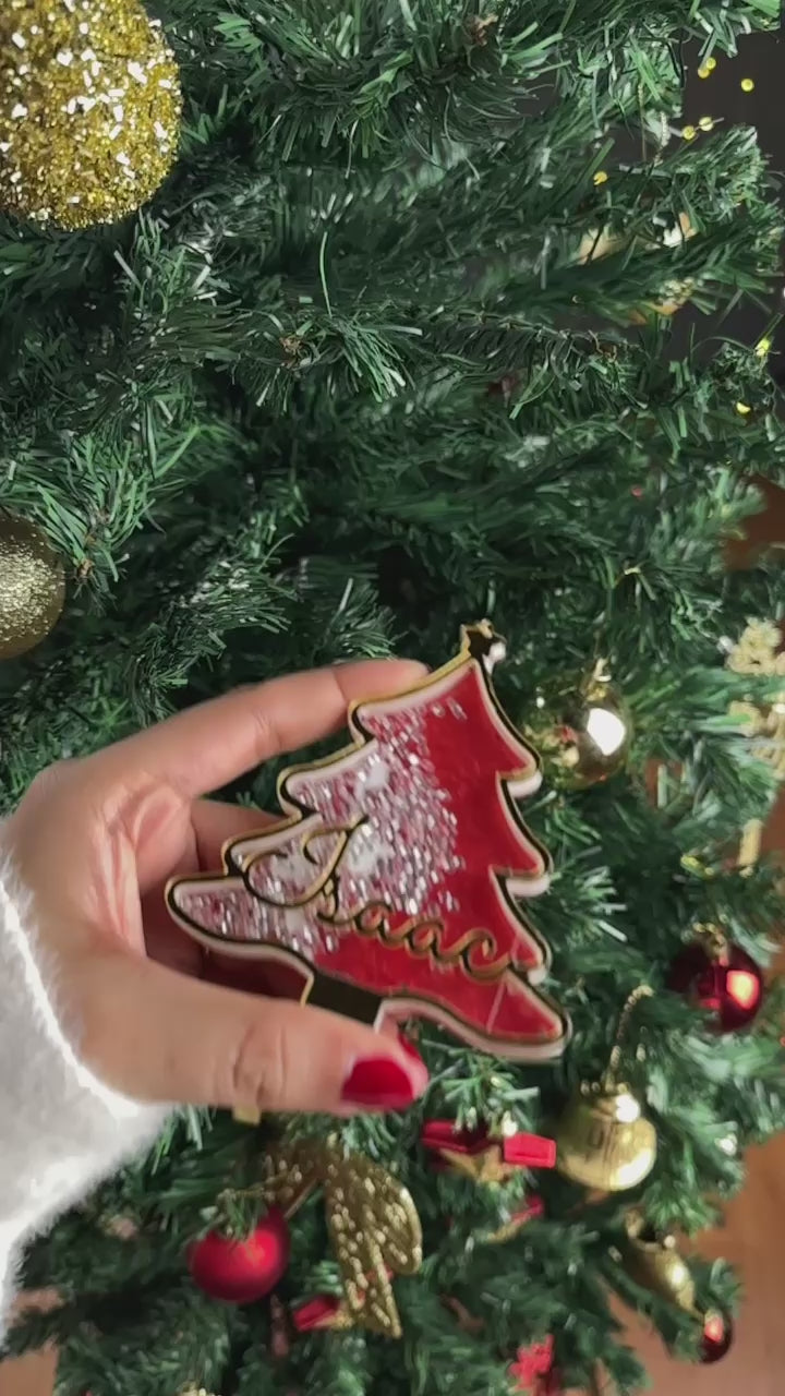 Premium Ornament Shaker - Christmas Tree