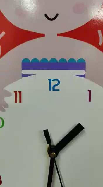 Printed Clock Mermaid
