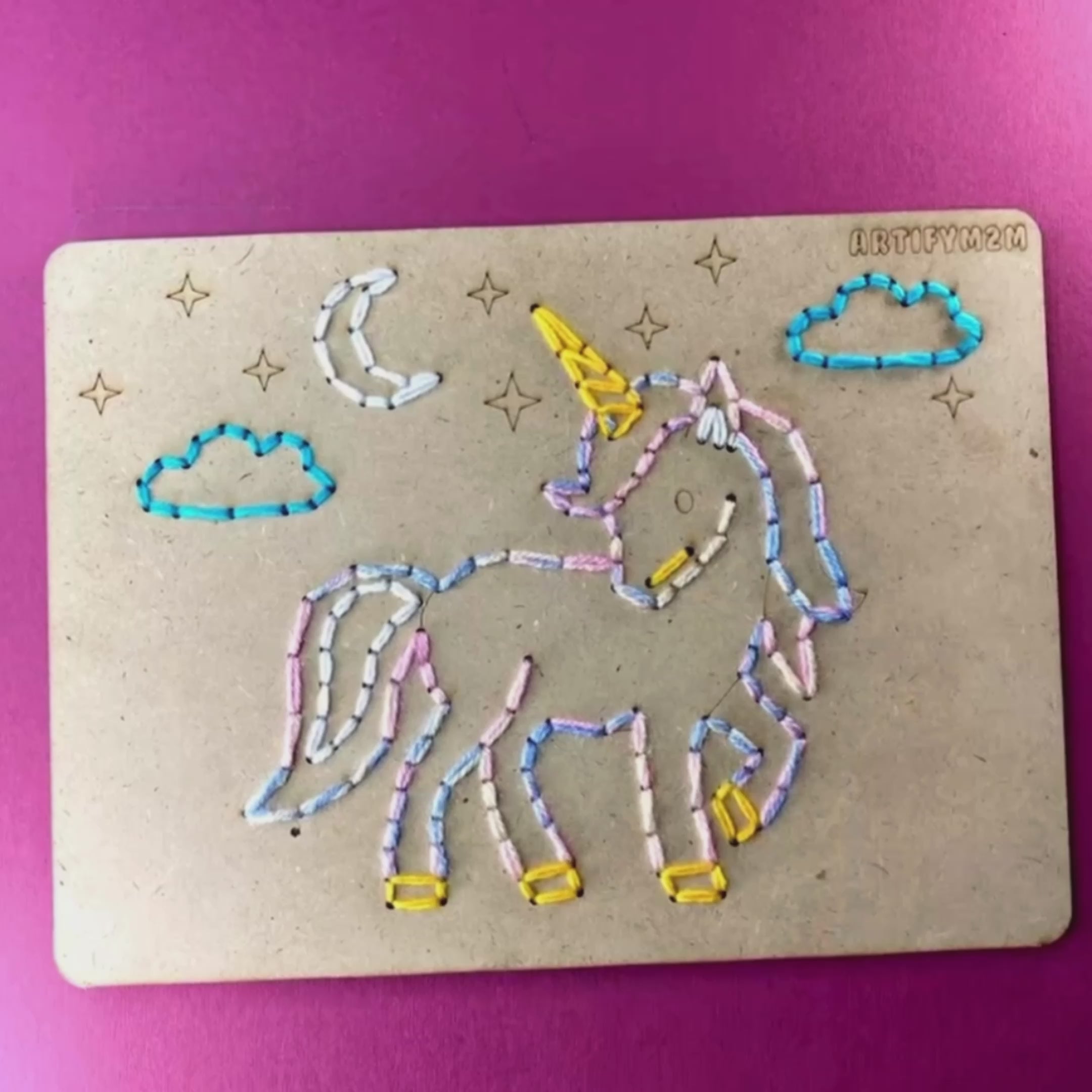 Unicorn Theme Sewing Kit