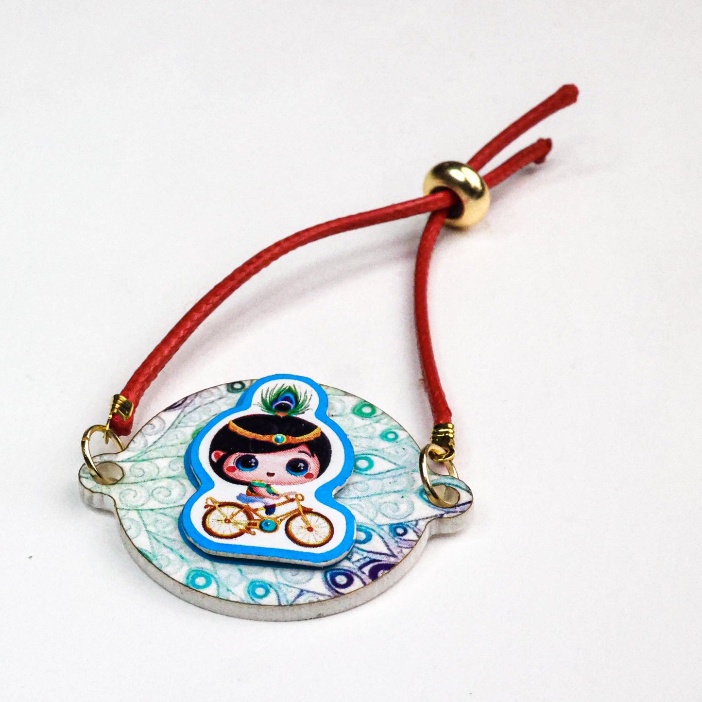 Baby Lord Krishna & Ganesha| Kids Premium Rakhi
