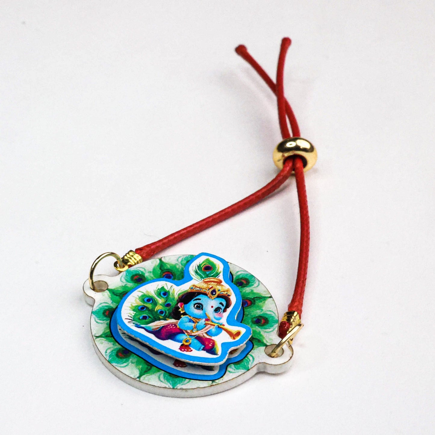 Baby Lord Krishna & Ganesha| Kids Premium Rakhi