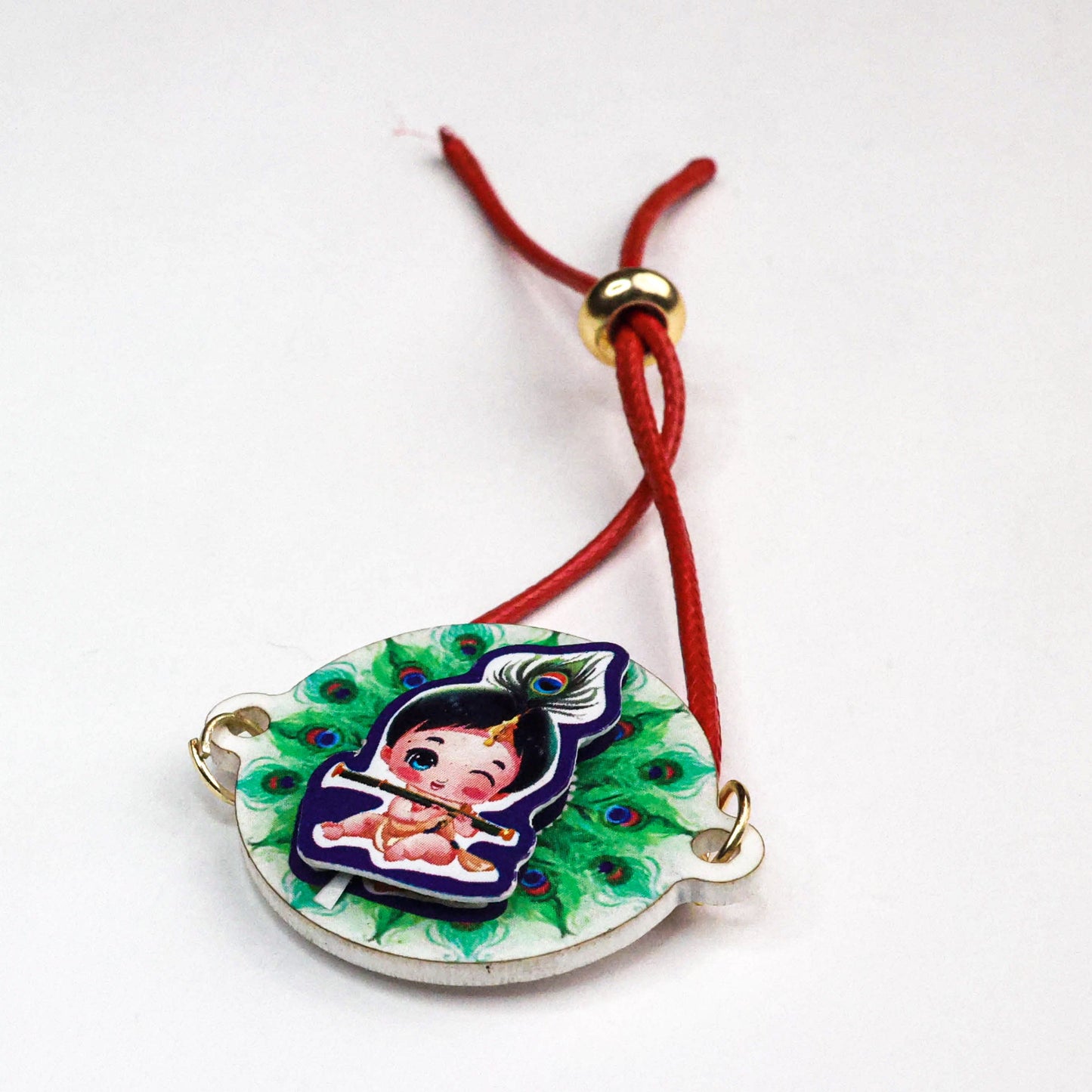 Baby Lord Krishna & Ganesha| Kids Premium Rakhi