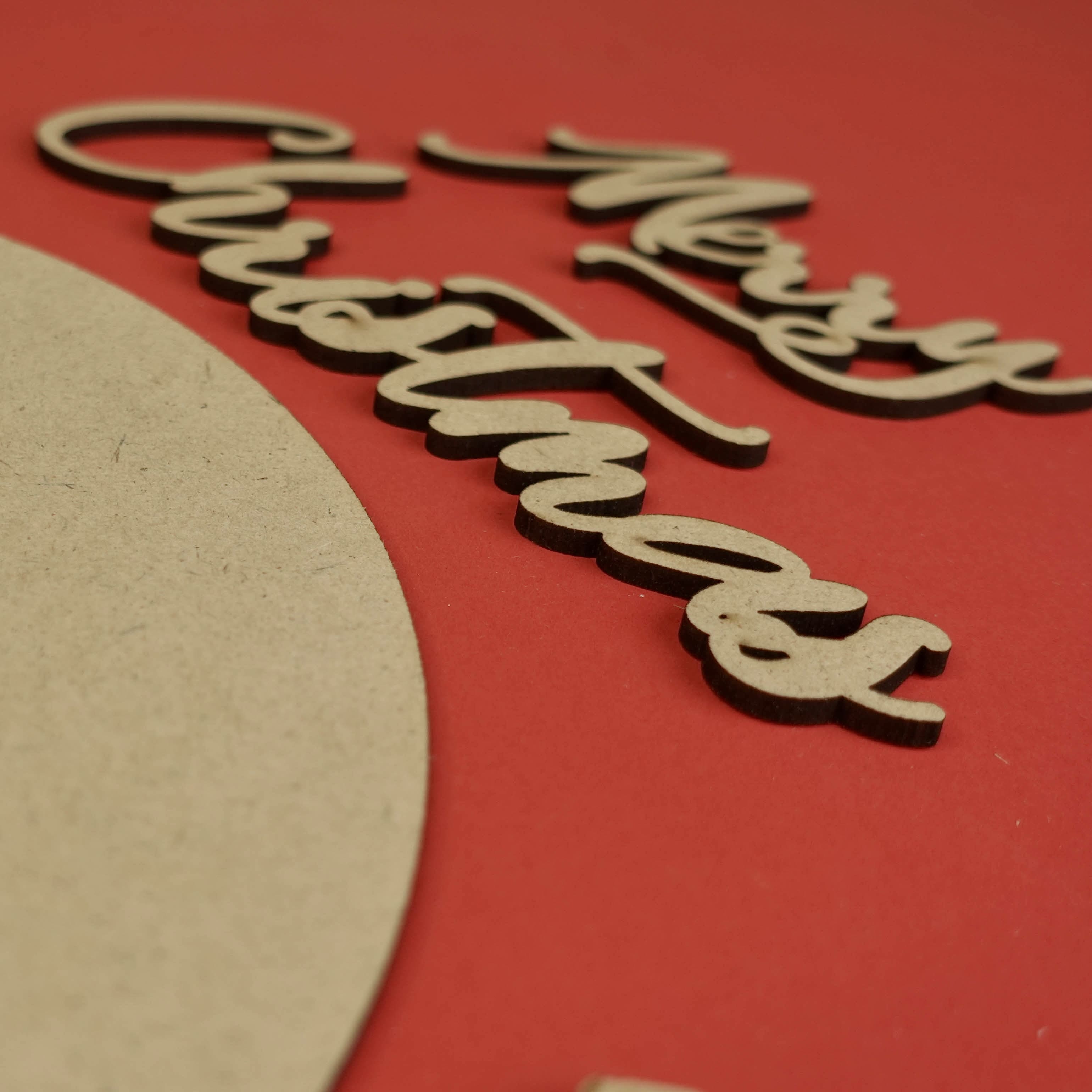 DIY Christmas Kit: Merry Christmas Plaque 02