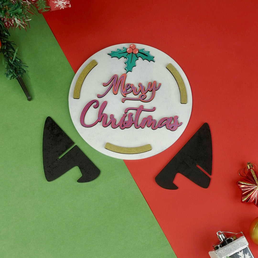 DIY Christmas Kit: Merry Christmas Plaque 02