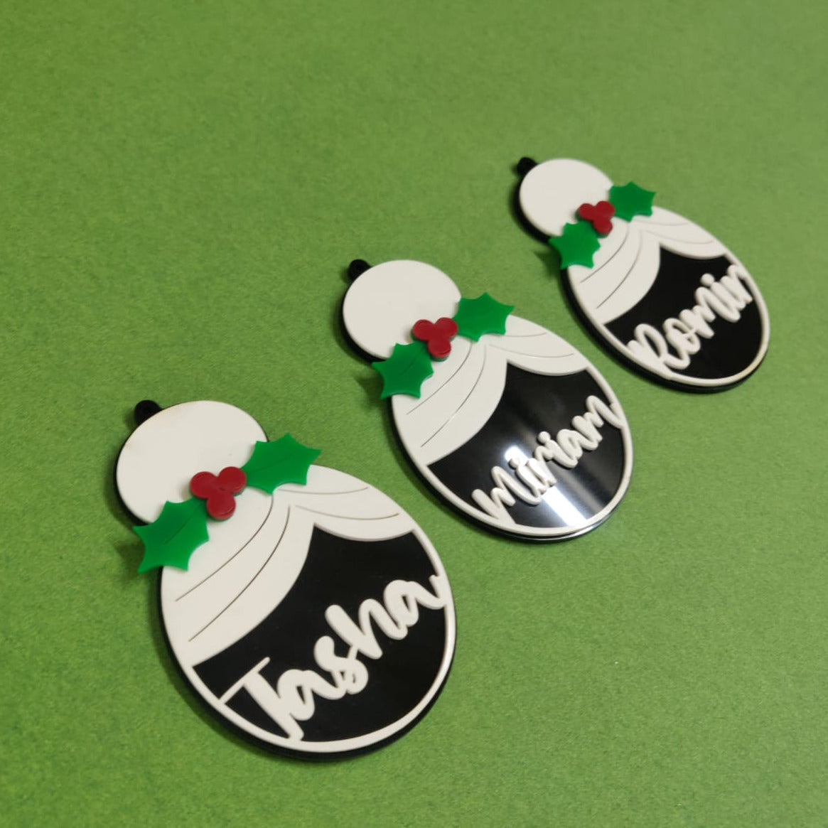 Personalised Christmas Ornaments Acrylic Layered