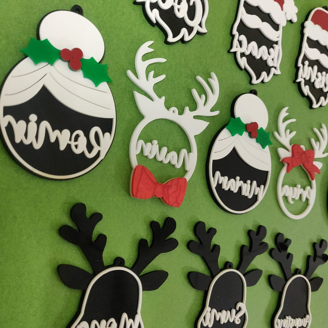 Personalised Christmas Ornaments Acrylic Layered